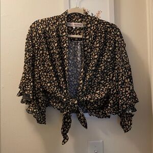 Free People Floral Top